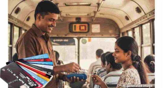 வங்கி அட்டைகள் மூலம் பஸ் கட்டணம் செலுத்தும் வசதி